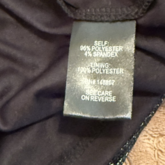 Torrid Womens 1/1X Dress Midi Black Sparkle Sleeveless Shift Formal Whimsigoth - Picture 10 of 11